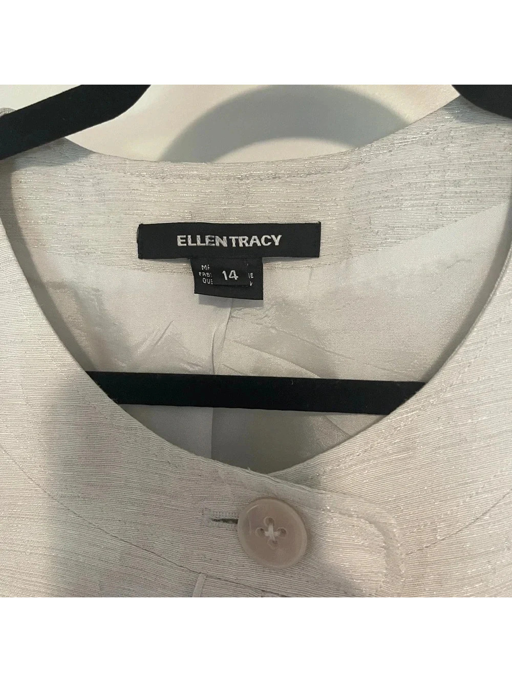 Ellen Tracy button up jacket size 14 - Picture 2 of 4